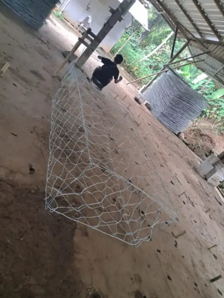 Kawat Bronjong galvanis 2×1×0,5m