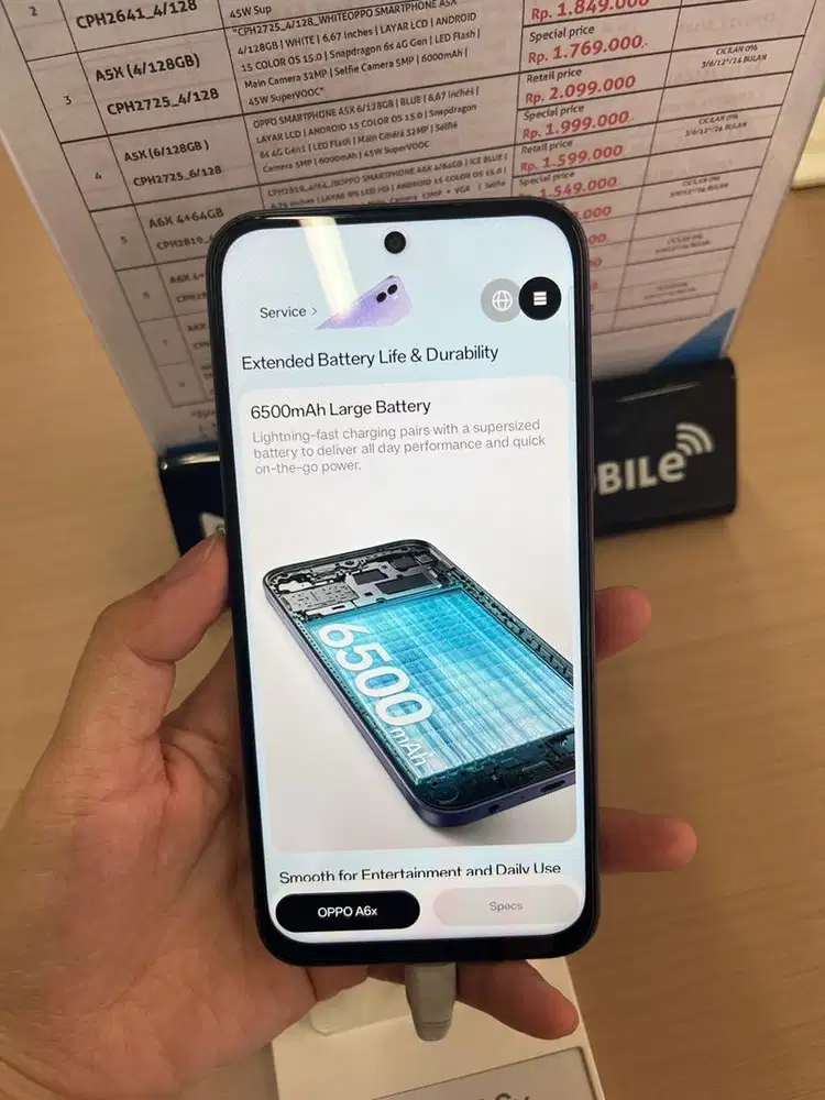 CICILAN TANPA DP OPPO A6x