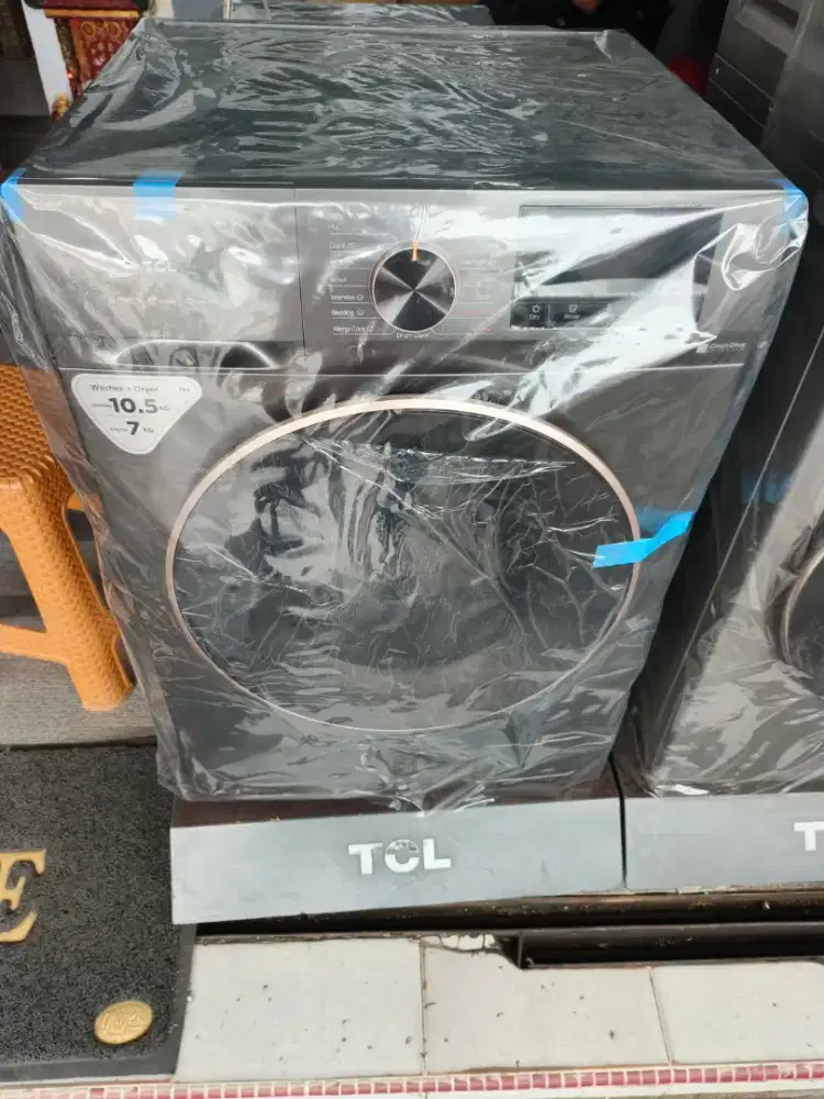 MESIN CUCI TCL 10.5KG PENCUCI DAN 7KG PENGERINGAN