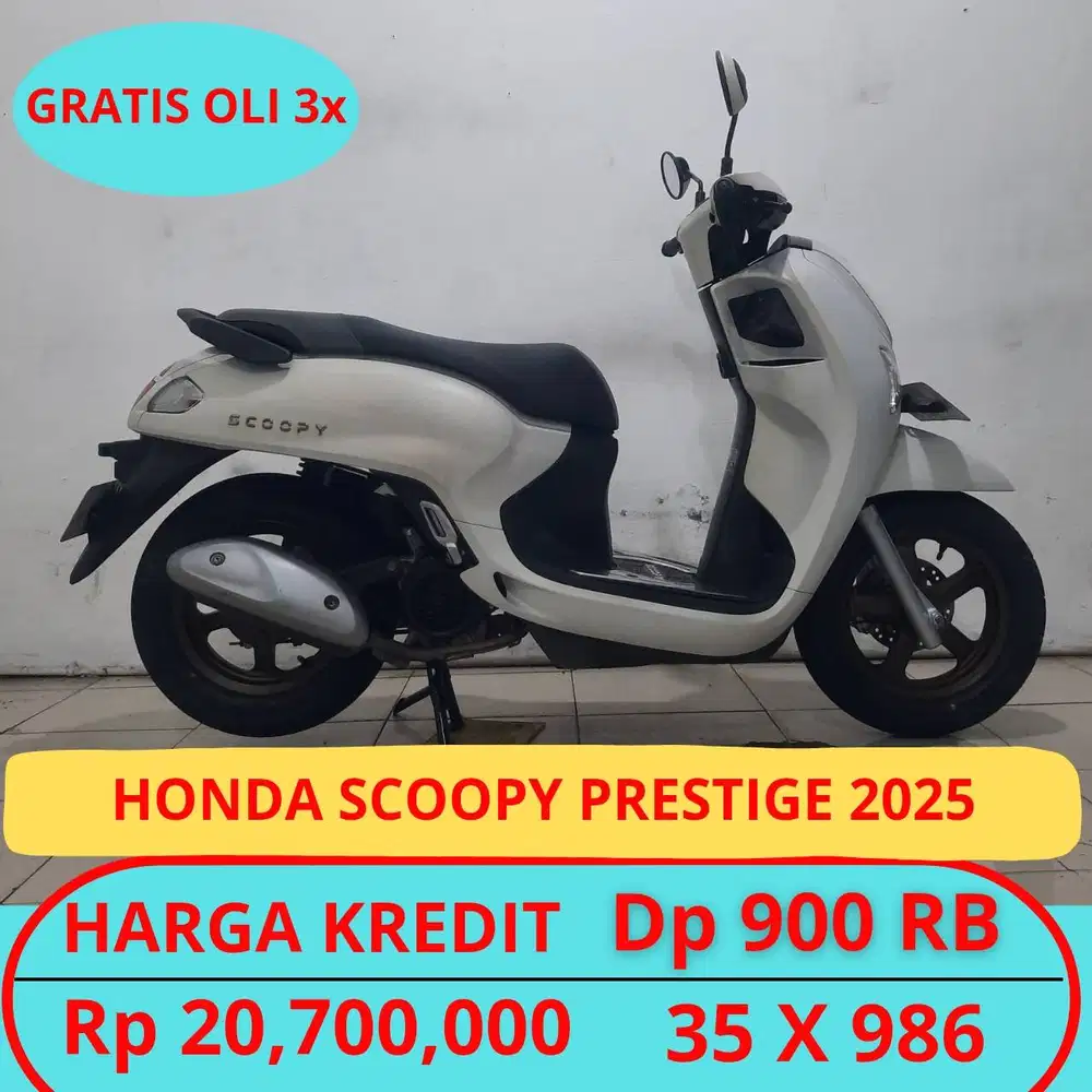 HONDA SCOOPY PRESTIGE 2025 DP HANYA 900 RIBU GUYSS