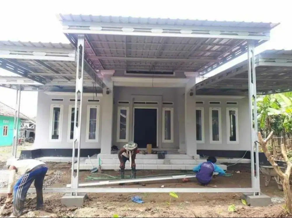 Baja ringan kanopi dan atap rumah