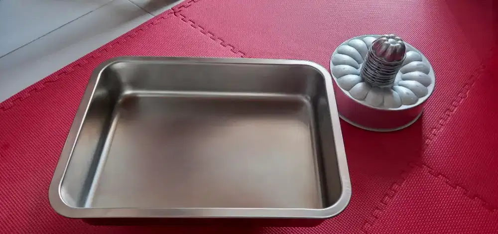 Wajan Donat Nampan Stainless Bonus Loyang