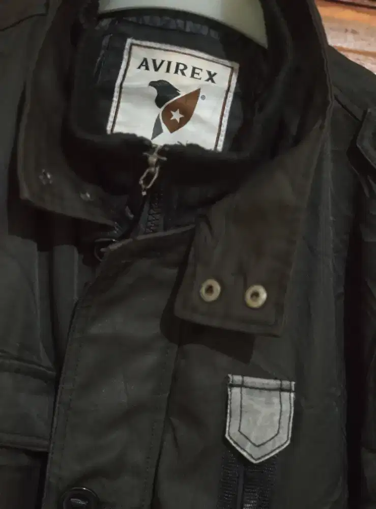 Jaket vintage Avirex adventure coated anti bara