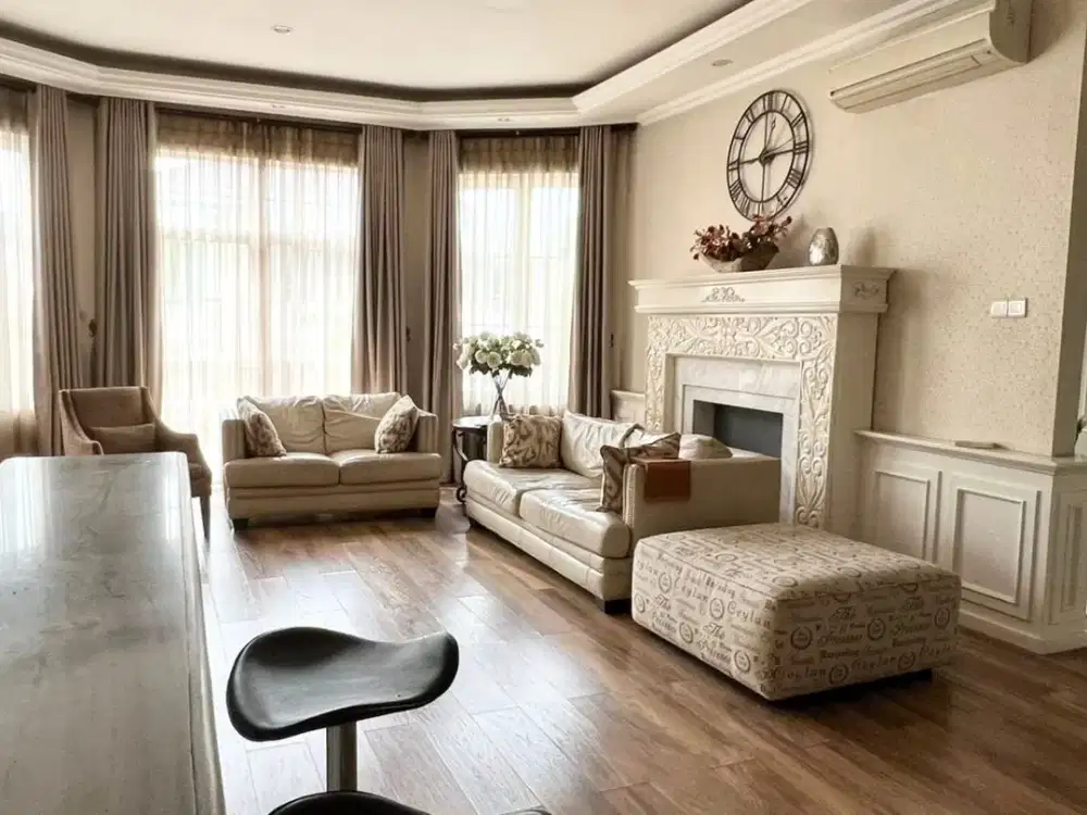 Rumah Mewah Design Klasik Full Furnished Mayang permai PIK1