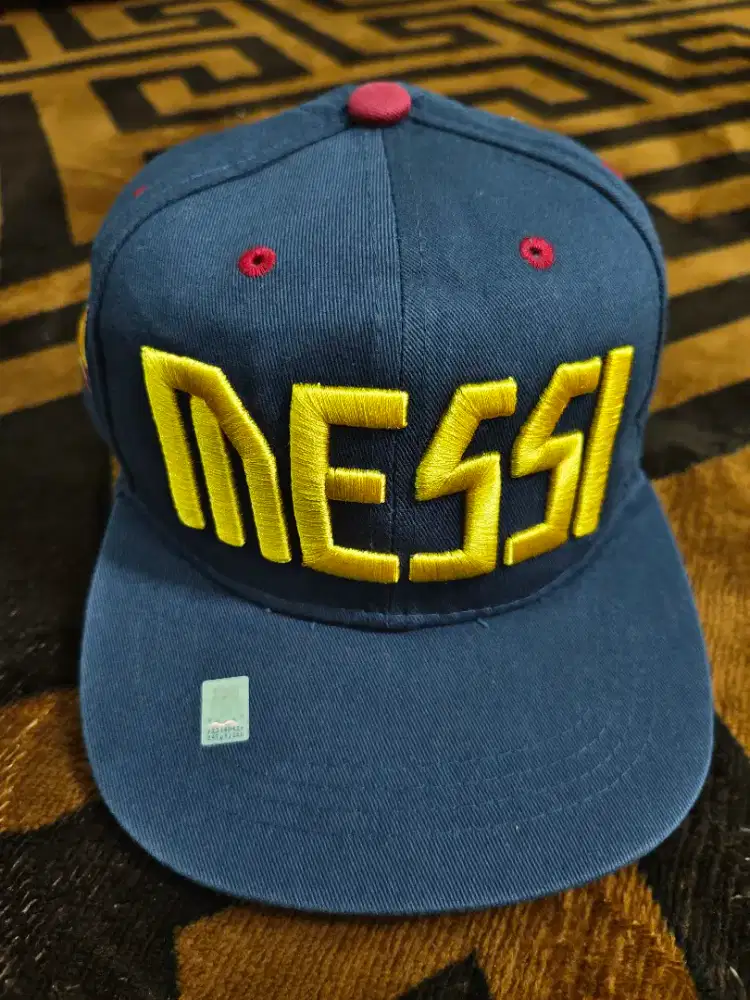 Topi snapback Messi Barcelona official