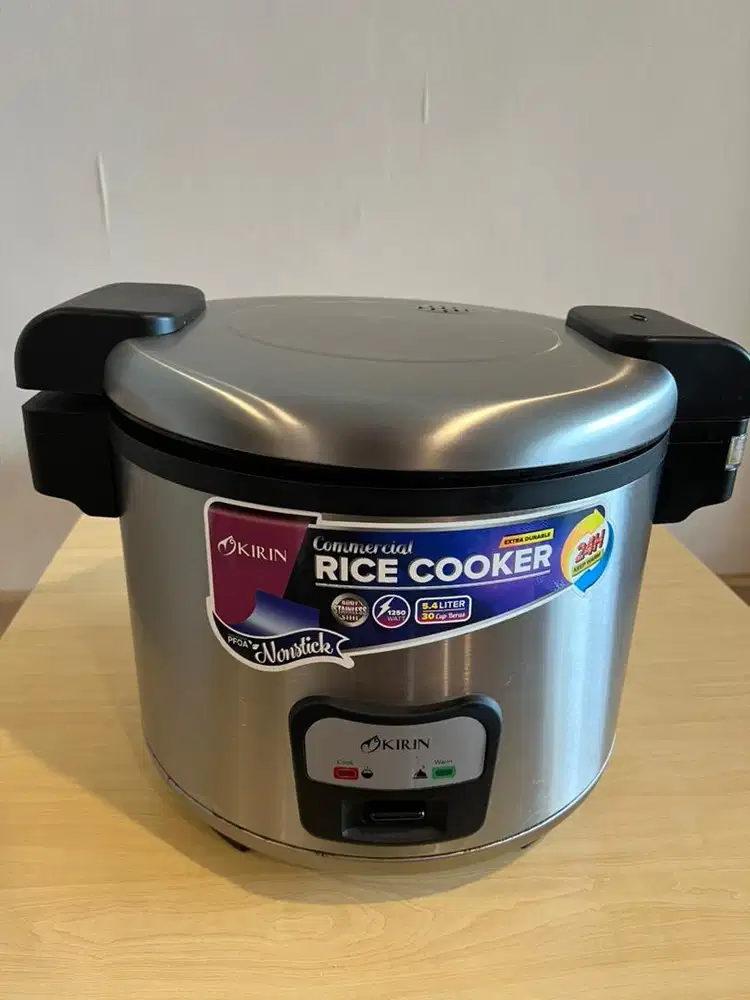 Kirin Rice Cooker 5.4 Liter KRC-954 Stainless Steel