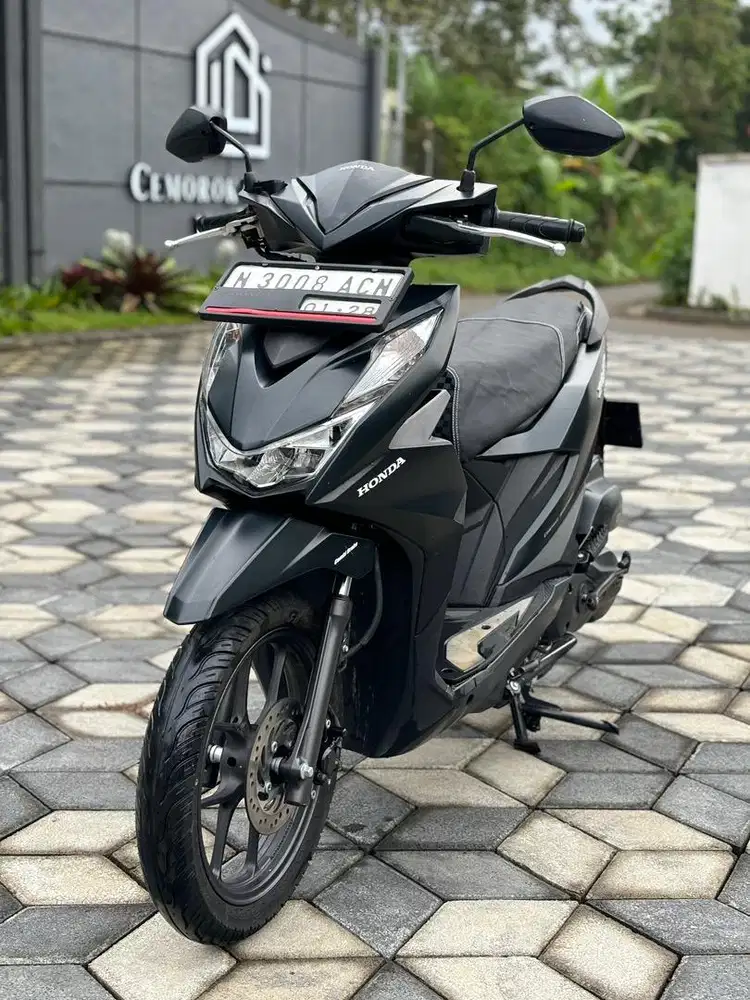 Honda Beat Deluxe 2022 Hitam Doff N Malang Kota Koko Motor