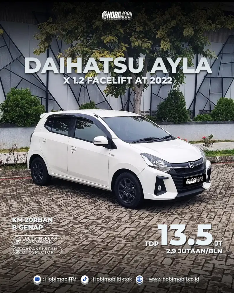 Ayla X 1.2 Facelift AT Thn 2022