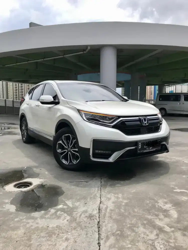Km 2rb Honda CRV 1.5 Turbo Prestige Sensing Th 2021/2022 White Perfect