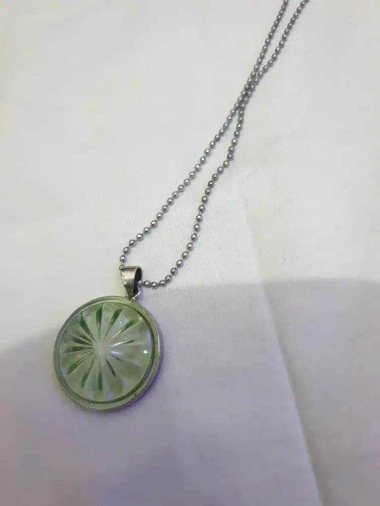 Kalung perak bioglass mci kesehatan