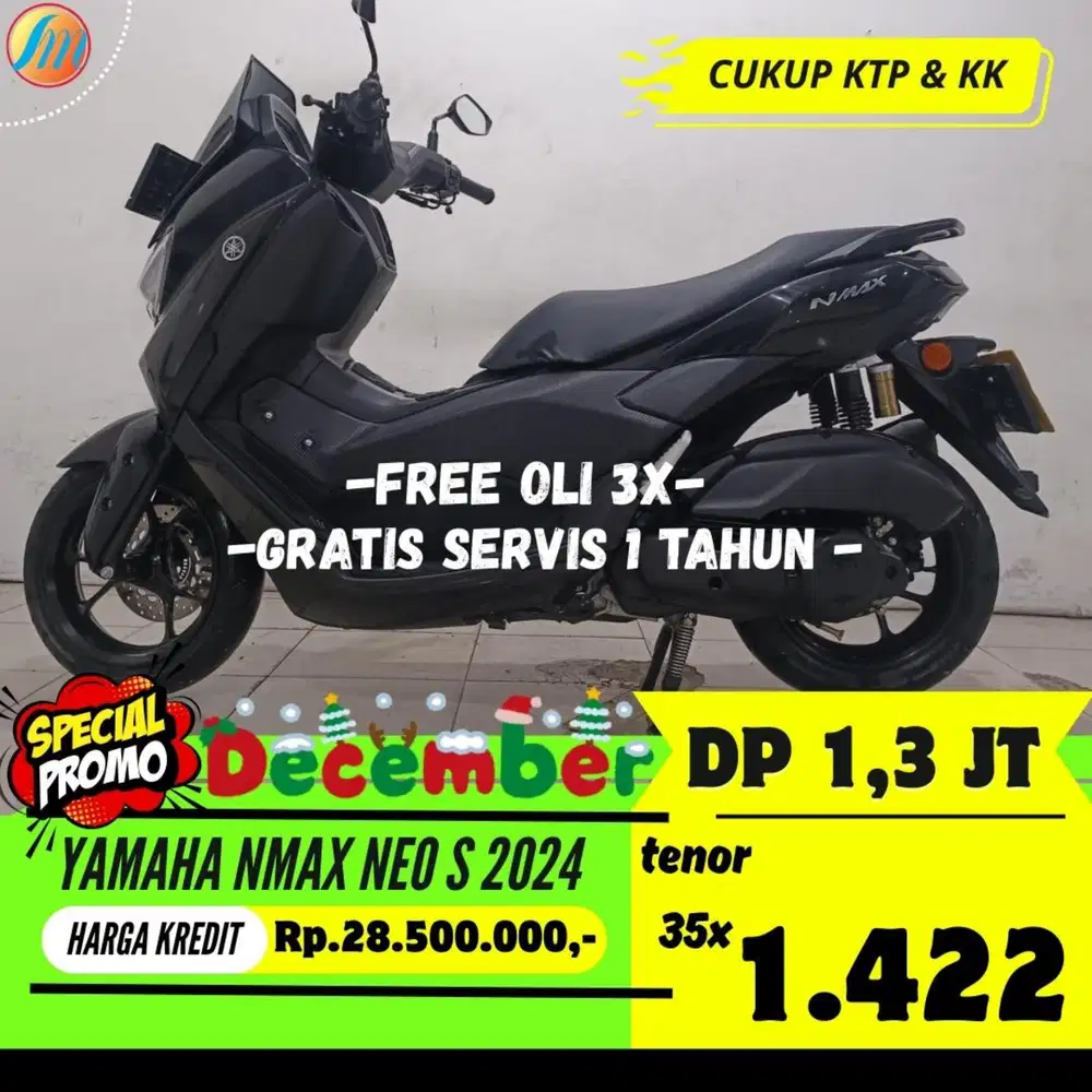 DP 1,3JUTA YAMAHA NMAX NEO S 2024 ANGSURAN TERJANGKAU BERGARANSI