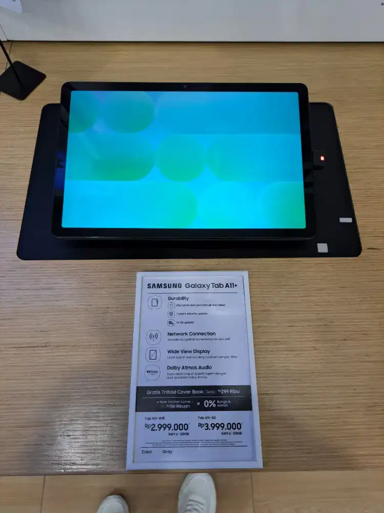 GALAXY TABLET A11+ GRATIS BOOKCOVER , GARANSI RESMI PROMO CICILAN 0%