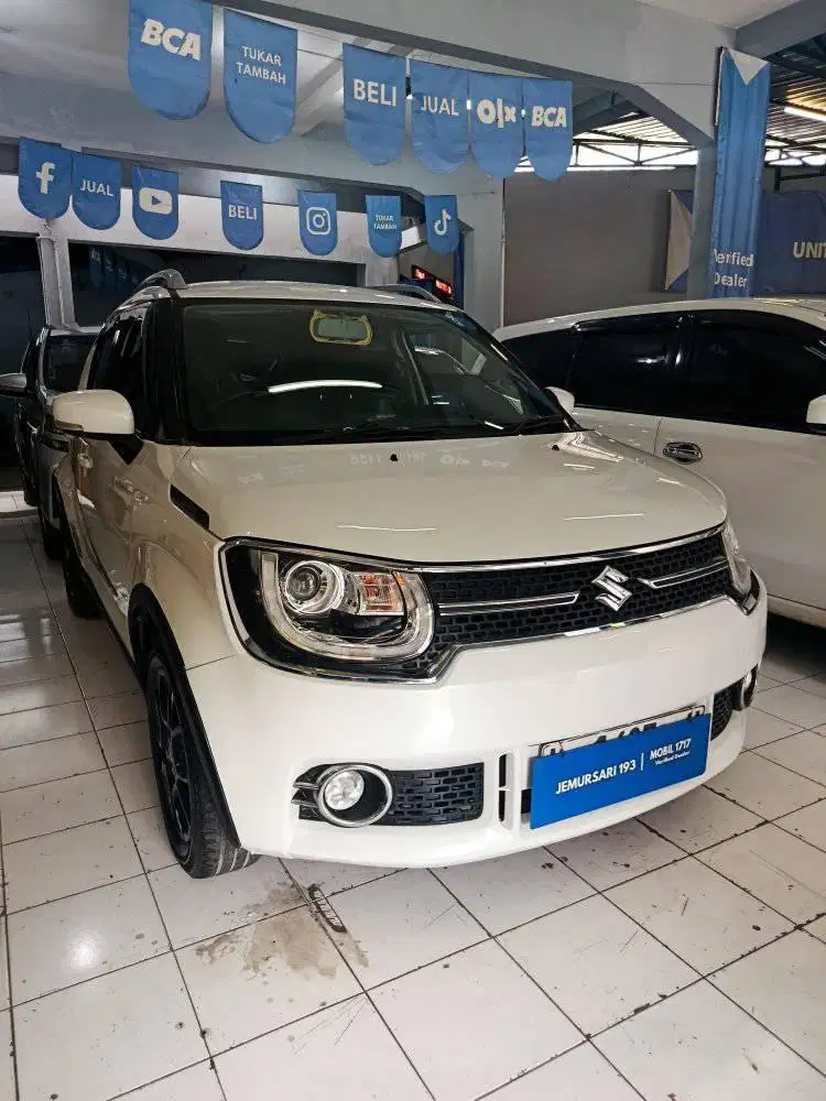 SUZUKI IGNIS GX 1.2 MT 2019 PUTIH
JL.RAYA JEMURSARI MOBIL 1717