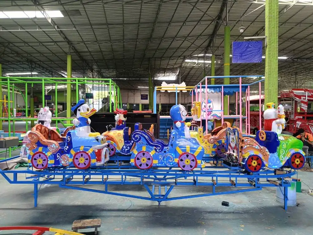 Oodng Kereta Panggung Mini Coaster || Kereta Panggung Mobil Karakter