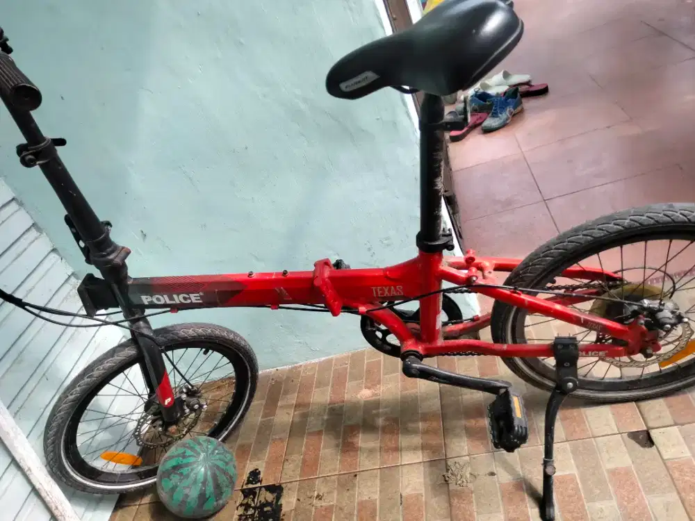 Sepeda Bekas Element Police Texas Limited edition warna merah