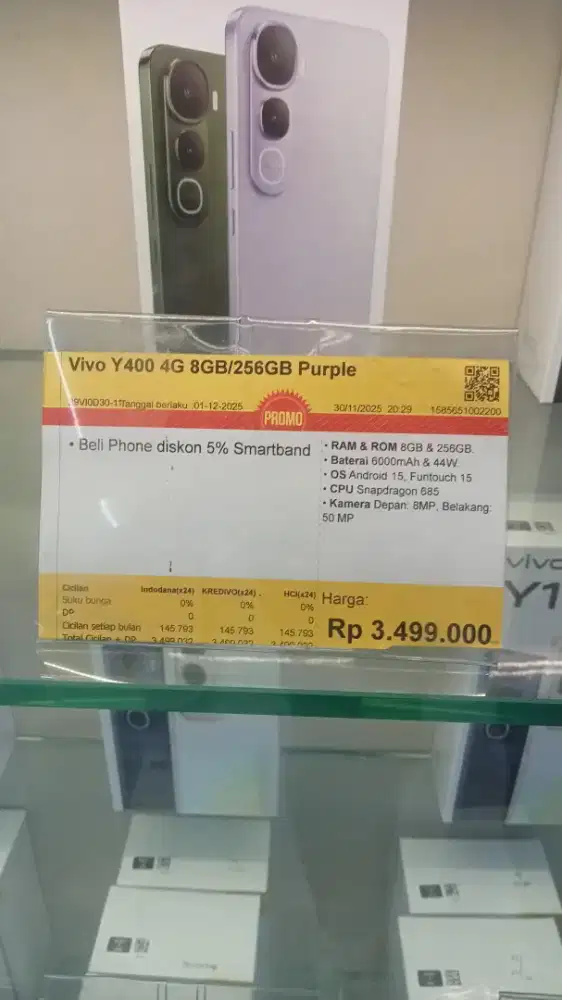 Cicilan vivo Y400