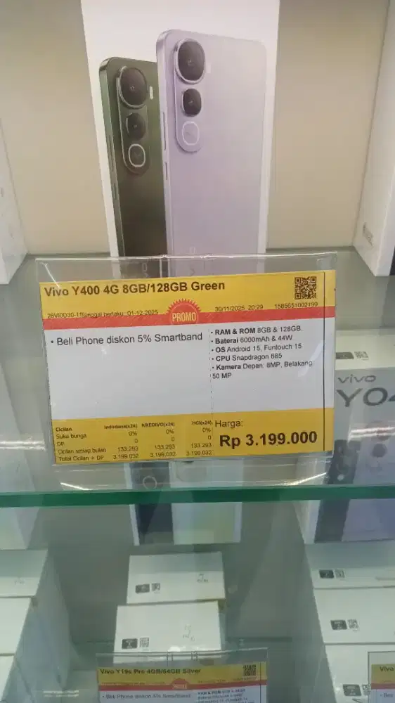 Cicilan vivo Y400 Green