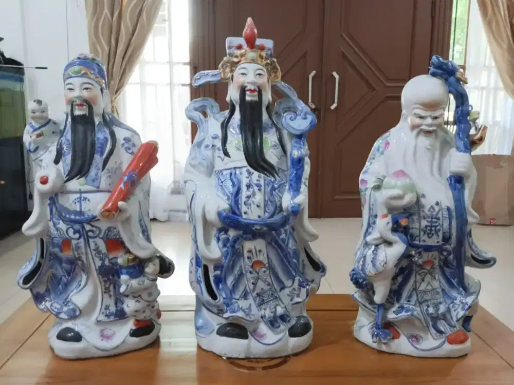 Jual patung FU LU SHOU