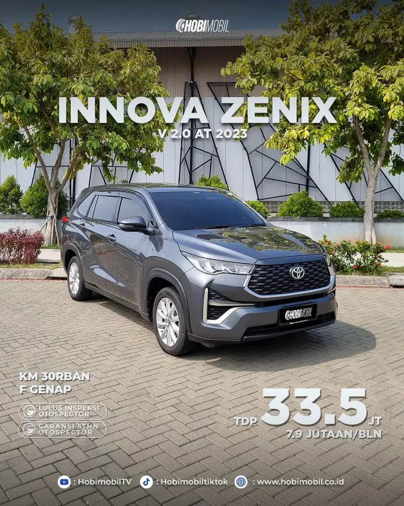 Innova Zenix V 2.0 Non Hybrid AT Thn 2023