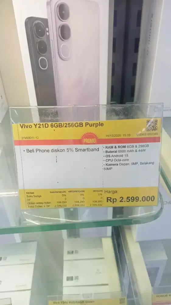 Cicilan vivo Y21D
