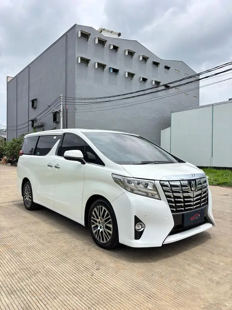 Toyota Alphard G ATPM 2017 putih bekas murah pu