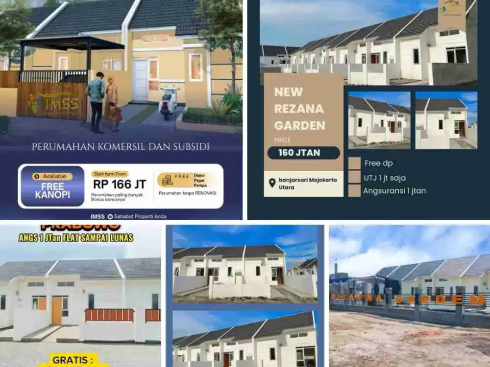 Rumah subsidi Mojokerto angsuran 1 jutaan sampai lunasi