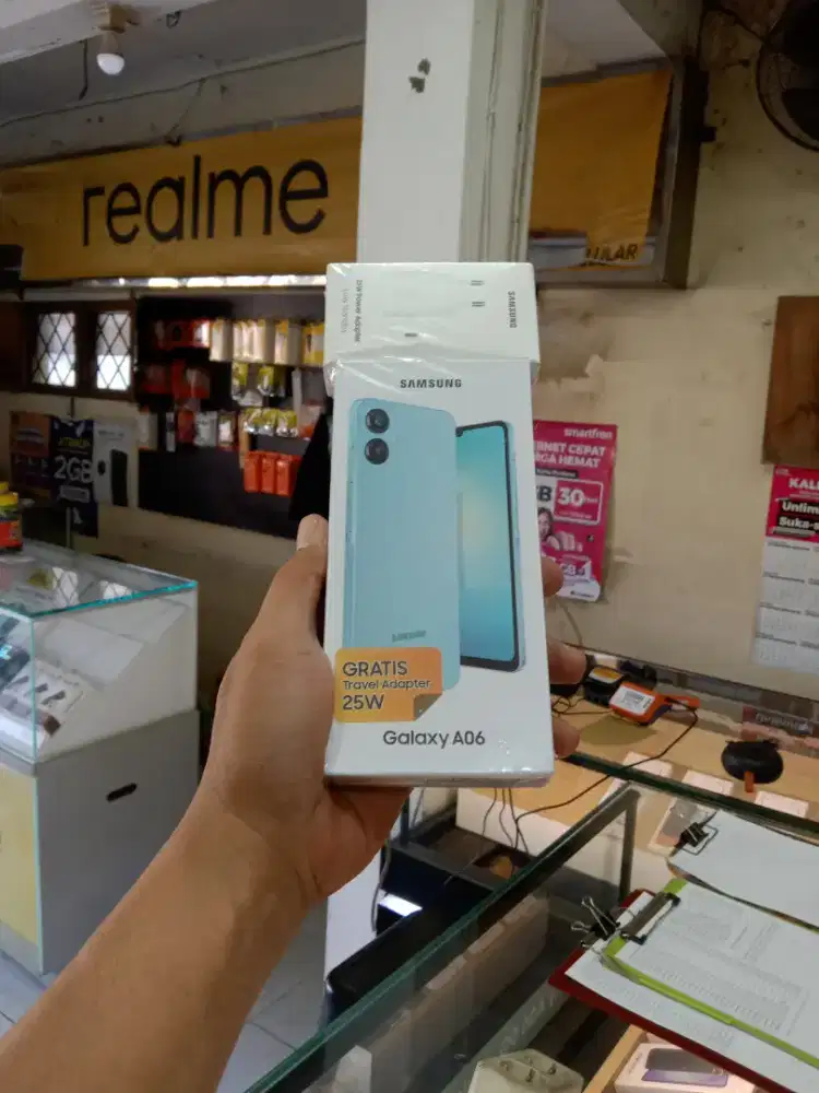 Berminat silahkan WA Samsung Galaxy A06 6/128 Garansi resmi 1thn