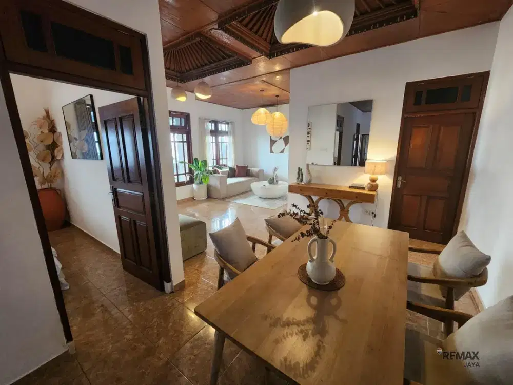 Villa 1 Kamar Tidur Plus Kantor Disewakan, di Berawa Canggu Area