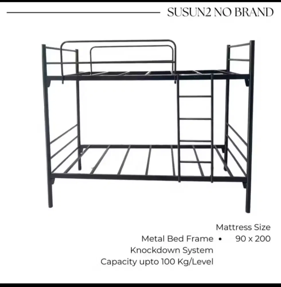 Ranjang Tingkat 2 Susun