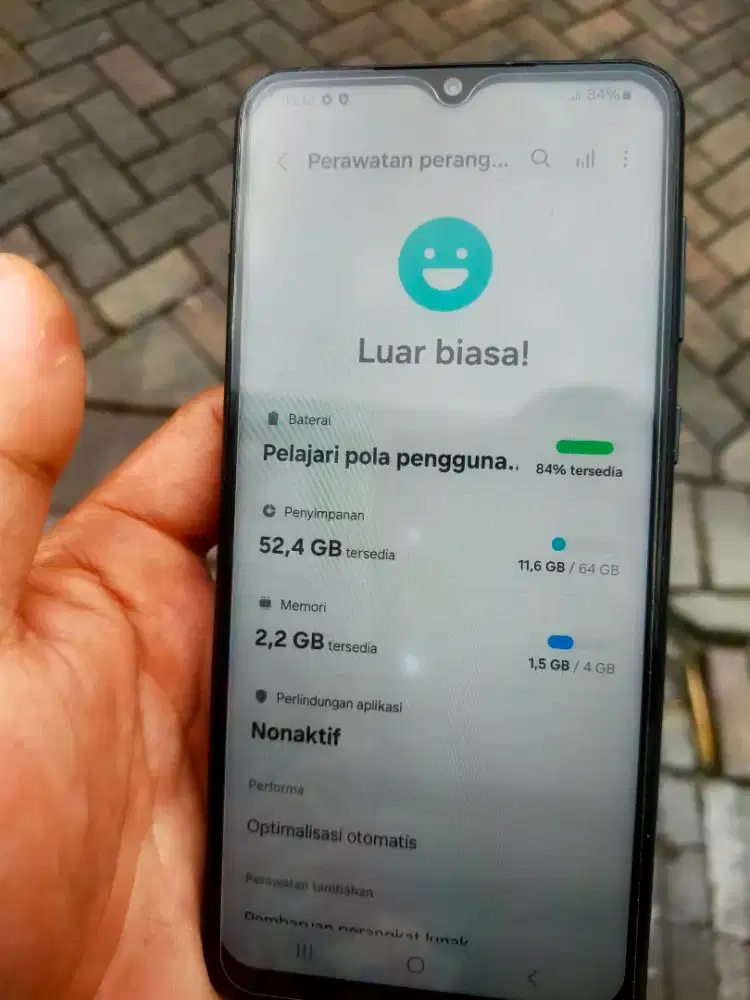 Hp Samsung a04 ram 4 batangan normal lancar mines pemakaian