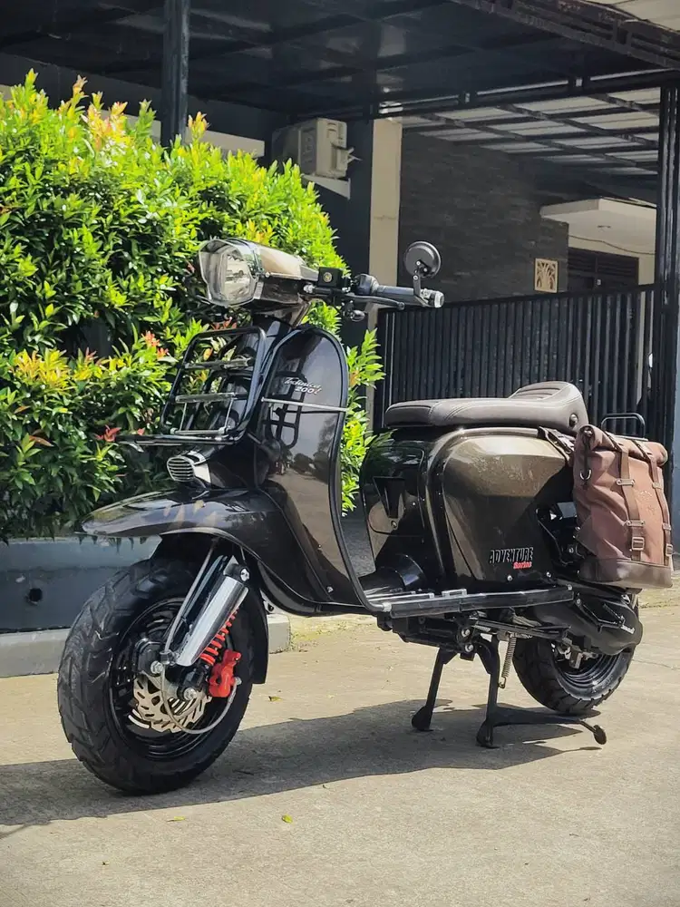 Scomadi Adventure Technica 200i Masih Baru vespa royal alloy lambretta