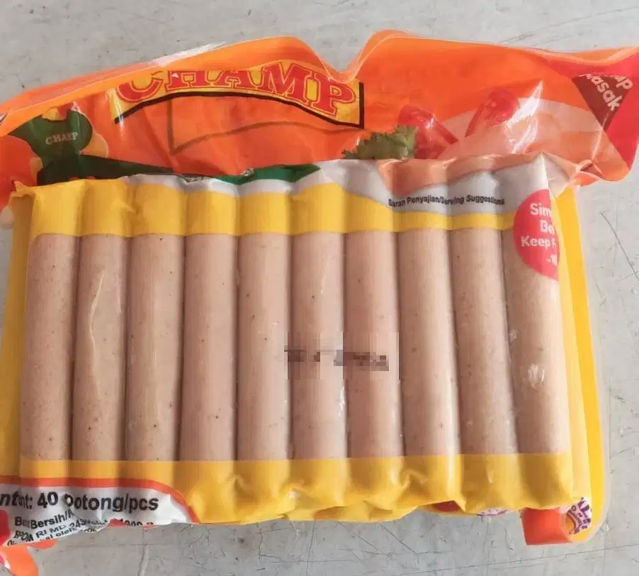 Champ Sosis Ayam 1 KG Harga Hemat