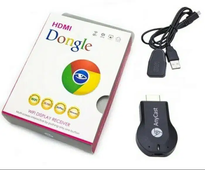 AnyCast Dongle HDMI Wifi Display Receiver HP ke TV Aksesoris Any Cast