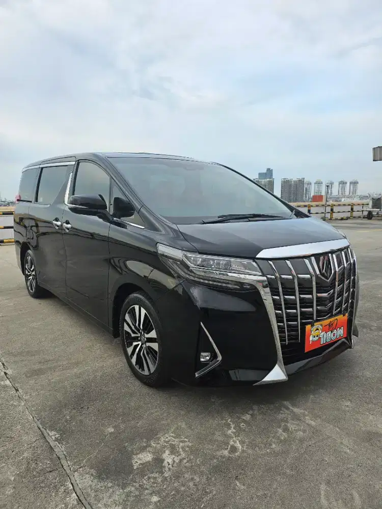 TOYOTA ALPHARD G ATPM 2.5 AT BENSIN SUNROOF 2021 HITAM
