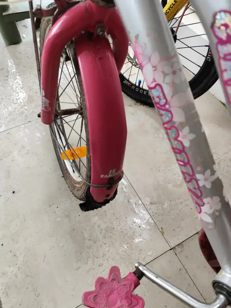 SEPEDA ANAK FAMILY GIRL POWER 18 INCI – SIAP PAKAI!