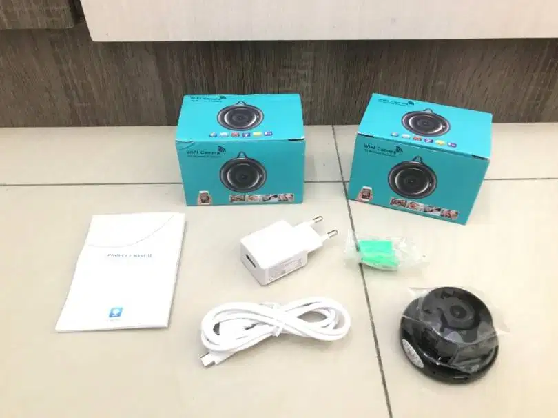 HD Wifi Wireless Ip Mini Camera Spycam Smart Aplikasi V380 Jarak Jauh