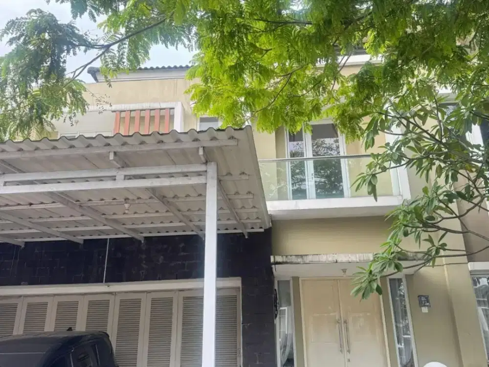 Disewakan Cepat Rumah Depan Club House Cluster San Lorenzo Il Lago Gading Serpong