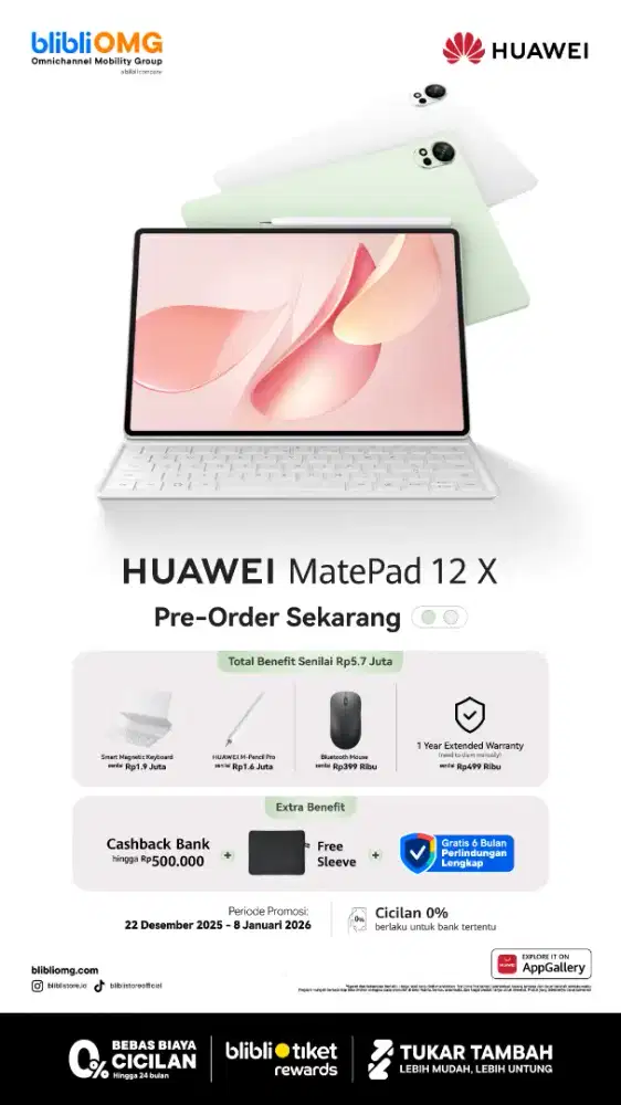 PRE-ORDER MATEPAD 12X 2026