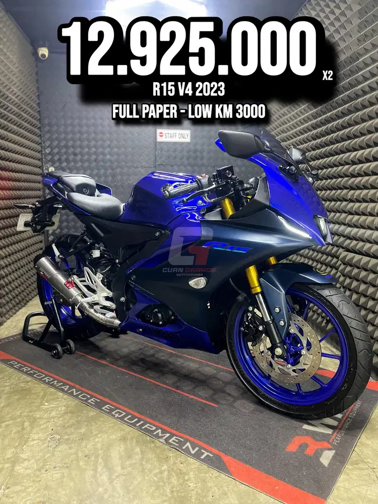 R15 OR R 15 2023 V4 LOW KM 3XXX MODIF PAJAK ON RAWATAN SUPERB UNIT