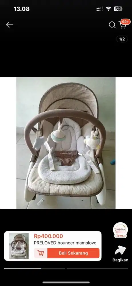 Preloved bouncer mamalove