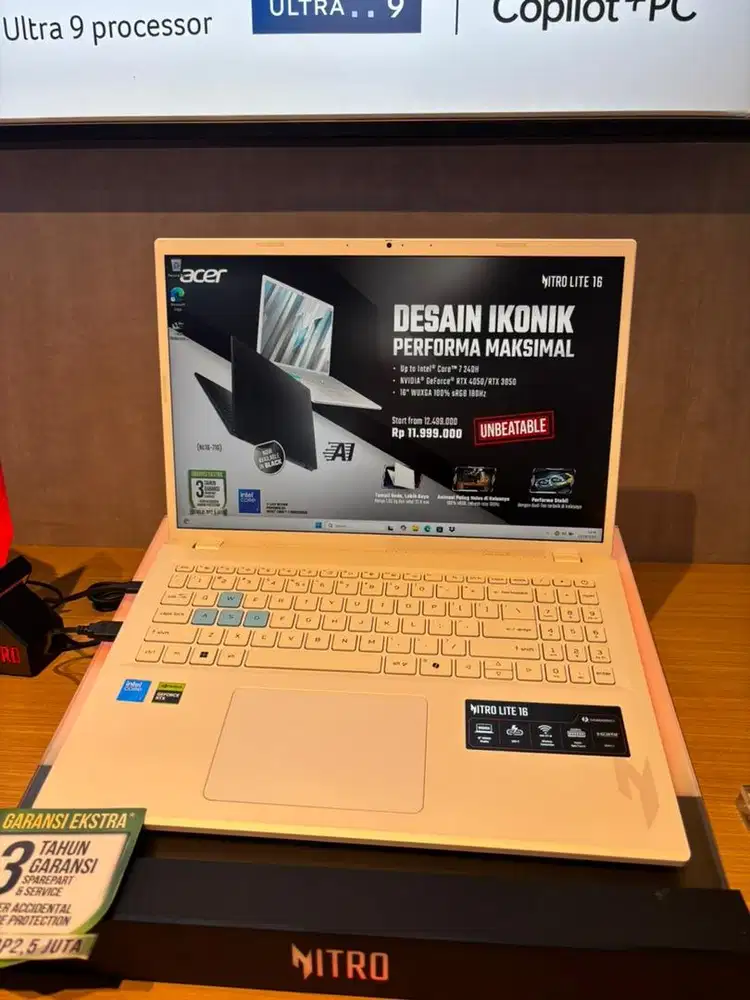 CUCILAN LAPTOP ACER NITRO INTEL CORE 7 16/512 Gb PROMO BUNGA RINGAN