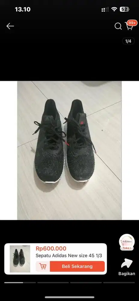 New sepatu adidas sz 45 1/3