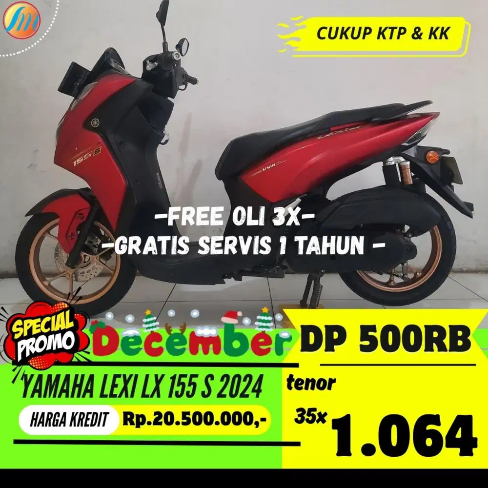 YAMAHA LEXI LX 155 S 2024 KREDIT DP CUMA 500RB ANGSURAN SANGAT RINGAN