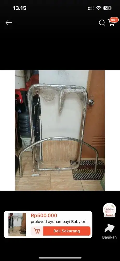 Preloved ayunan bayi orient portebel