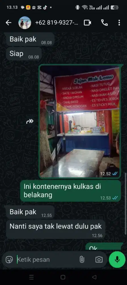 Dijual kontainer booth