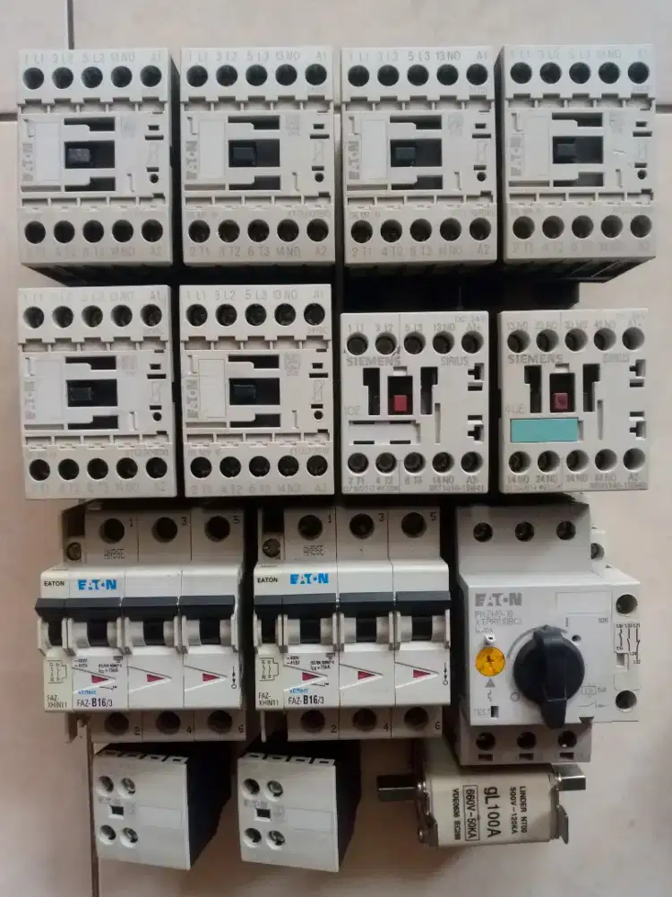 Kontaktor, mcb, motor control copotan panel