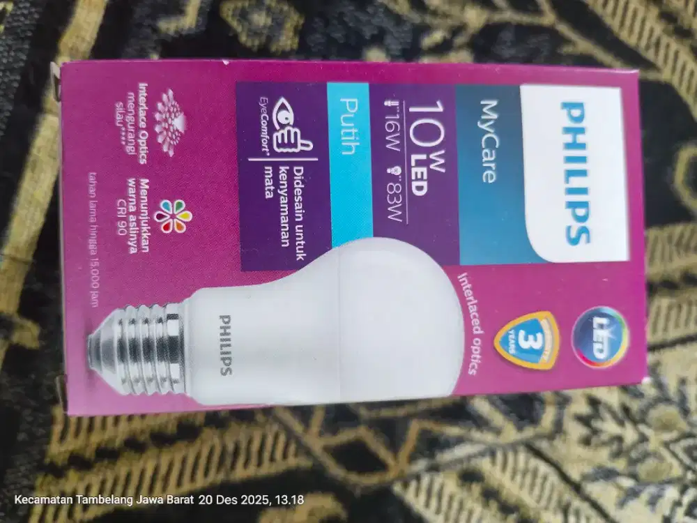 Lampu philips 10w LED