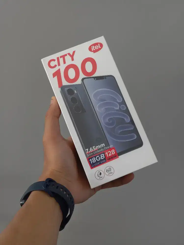 Itel City 100 6/128GB (new)Bisa cod, Fastrespon Wa