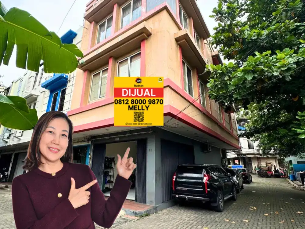 Jual Ruko Komersil Komplek Duren Sawit Center, Jakarta Timur