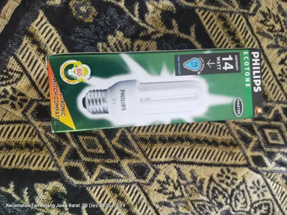 Lampu philips 14w ecotone
